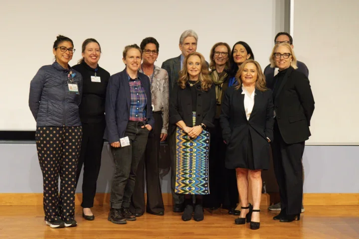Attendees of grand rounds event on palliative care