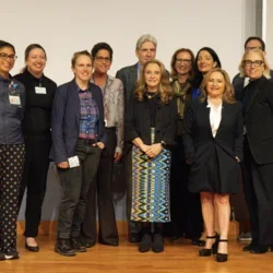 Attendees of grand rounds event on palliative care